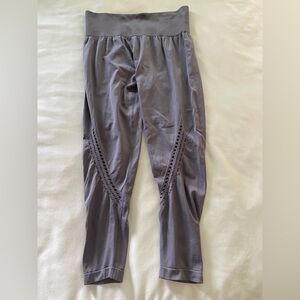Zuda Textured Gray Leggings